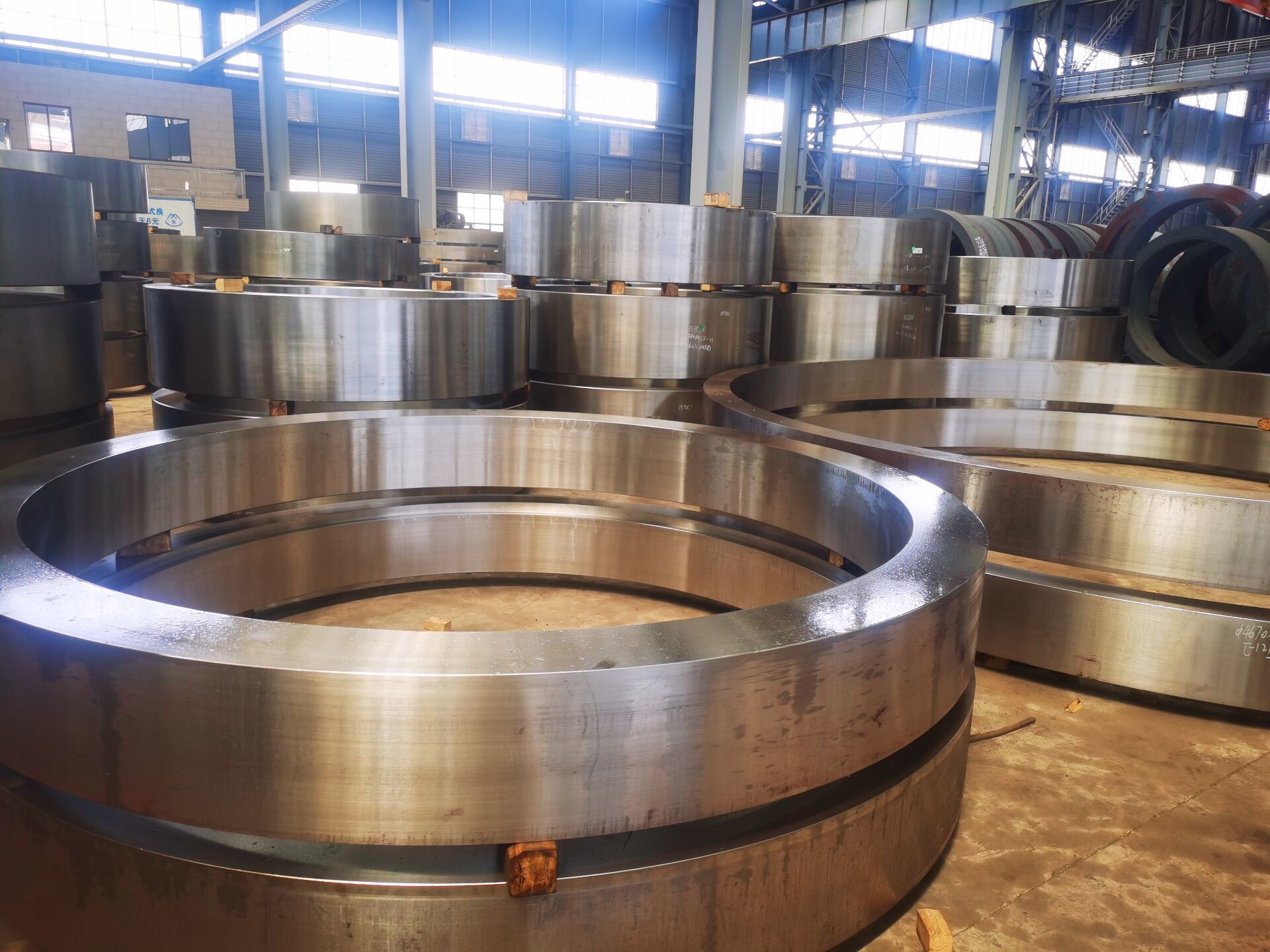 1000-7800mm steel rings heat treatment QT customized dimensions steel rings designed for mechanical engineering projects